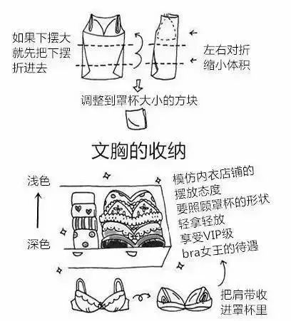 吊帶衫折疊法